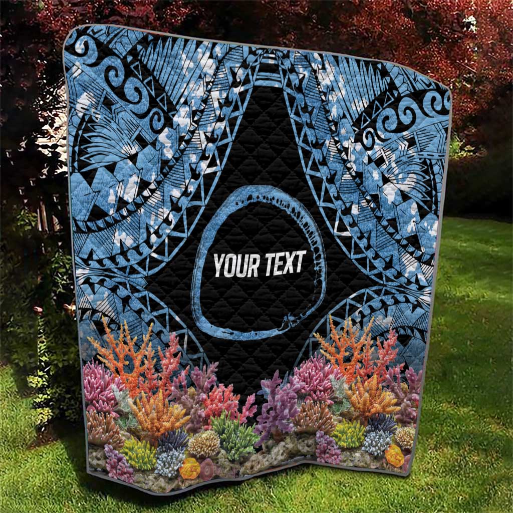 Personalised Nukuoro Micronesia Atoll Quilt with Pacific Coral Reef LT9 - Polynesian Pride