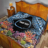 Personalised Nukuoro Micronesia Atoll Quilt with Pacific Coral Reef LT9 - Polynesian Pride
