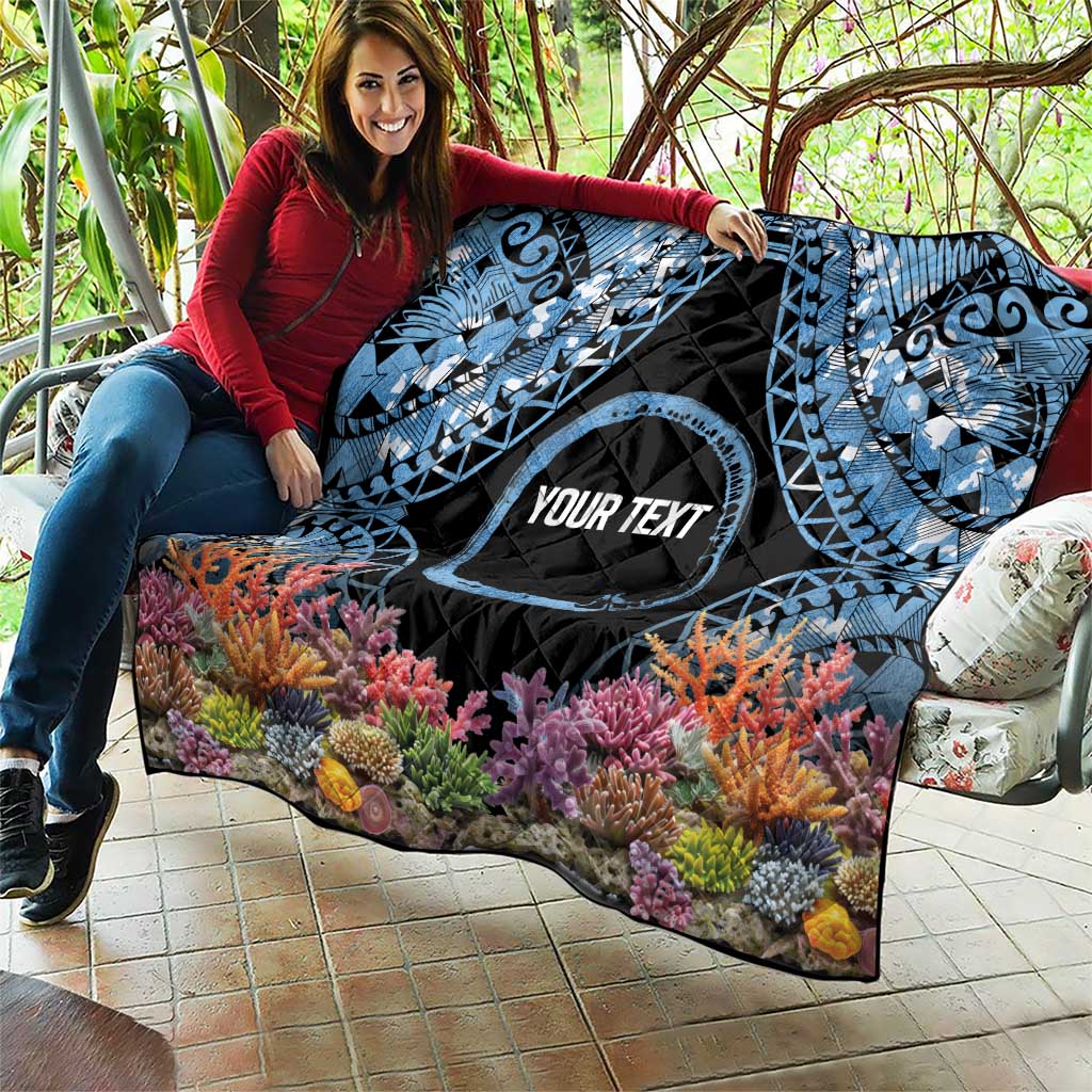 Personalised Nukuoro Micronesia Atoll Quilt with Pacific Coral Reef LT9 - Polynesian Pride