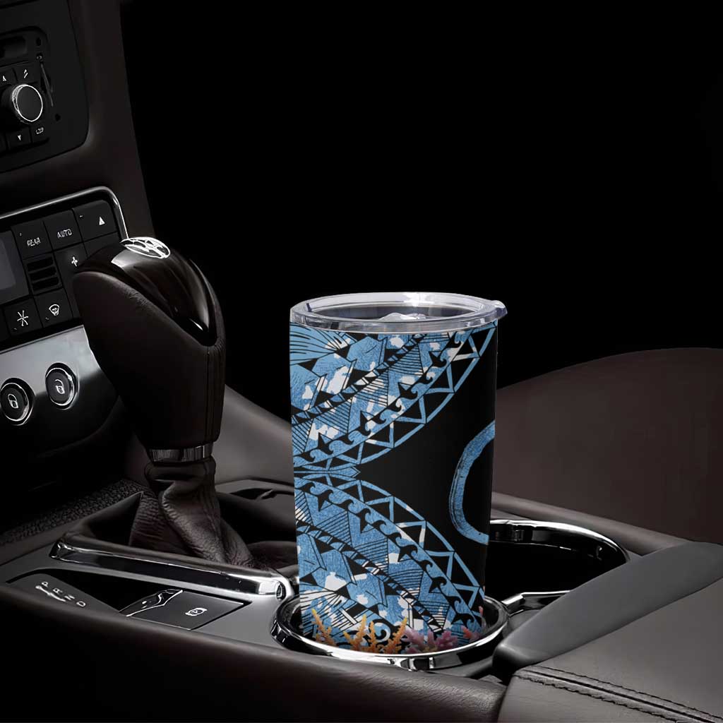 Personalised Nukuoro Micronesia Atoll Tumbler Cup with Pacific Coral Reef