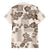 Vintage Hawaii Hawaiian Shirt Hibiscus Tapa Tribal With Hawaiian Quilt Pattern Gold LT9 - Polynesian Pride