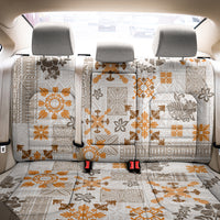 Hawaii Tapa Tribal Back Car Seat Cover With Hawaiian Quilt Pattern Gold