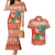 Hawaii Mele Kalikimaka Couples Matching Mermaid Dress and Hawaiian Shirt Surfing Santa Funny Christmas