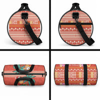 Hawaii Mele Kalikimaka Duffle Bag Surfing Santa Funny Christmas LT9 - Polynesian Pride