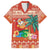 Hawaii Mele Kalikimaka Hawaiian Shirt Surfing Santa Funny Christmas