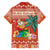 Hawaii Mele Kalikimaka Hawaiian Shirt Surfing Santa Funny Christmas