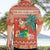 Hawaii Mele Kalikimaka Hawaiian Shirt Surfing Santa Funny Christmas