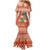 Hawaii Mele Kalikimaka Mermaid Dress Surfing Santa Funny Christmas