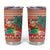 Hawaii Mele Kalikimaka Tumbler Cup Surfing Santa Funny Christmas