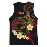 Personalised Papua New Guinea Sepik Basketball Jersey Plumeria Floral Tribal Pattern LT9 - Polynesian Pride