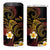Personalised Papua New Guinea Sepik 4 in 1 Can Cooler Tumbler Plumeria Floral Tribal Pattern - Polynesian Pride