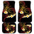 Personalised Papua New Guinea Sepik Car Mats Plumeria Floral Tribal Pattern - Polynesian Pride