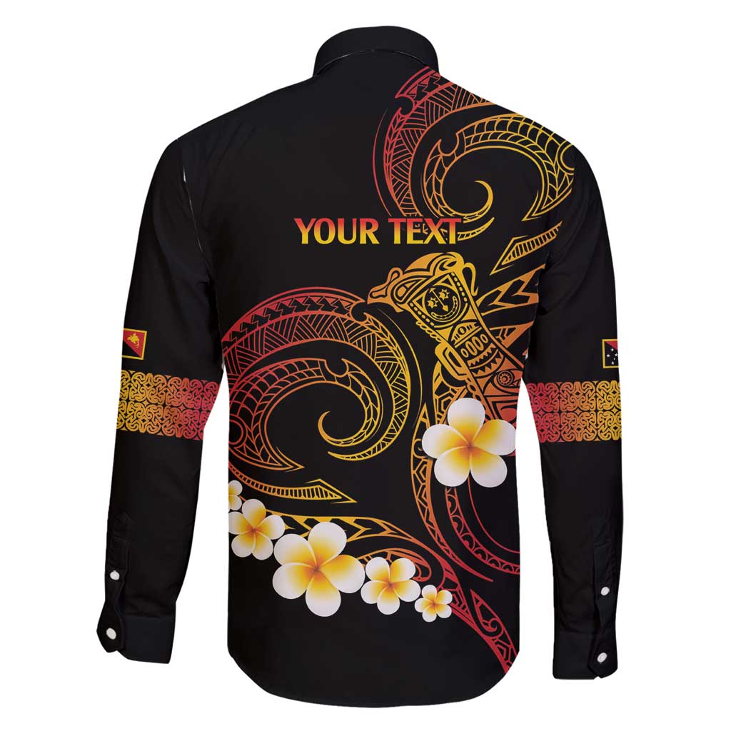Personalised Papua New Guinea Sepik Family Matching Tank Maxi Dress and Hawaiian Shirt Plumeria Floral Tribal Pattern LT9 - Polynesian Pride