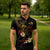 Personalised Papua New Guinea Sepik Zipper Polo Shirt Plumeria Floral Tribal Pattern - Polynesian Pride