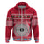 Personalised Fiji Marau Na Kerisimasi Hoodie Merry Christmas Tapa Pattern Red Style LT9 - Polynesian Pride