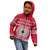 Personalised Fiji Marau Na Kerisimasi Kid Hoodie Merry Christmas Tapa Pattern Red Style LT9 - Polynesian Pride