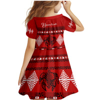 Personalised Tonga Kilisimasi Fiefia Family Matching Mermaid Dress and Hawaiian Shirt Merry Christmas with Turtle Ngatu Pattern LT9 - Polynesian Pride