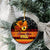 PNG Hamamas Krismas Ceramic Ornament Papua New Guinea Bird Of Paradise Merry Christmas Black Style LT9 - Polynesian Pride