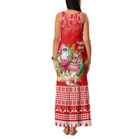Personalised Hawaii Mele Kalikimaka Family Matching Tank Maxi Dress and Hawaiian Shirt Santa Beach Merry Christmas LT9 - Polynesian Pride