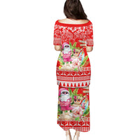 Personalised Hawaii Mele Kalikimaka Puletasi Santa Beach Merry Christmas LT9 - Polynesian Pride