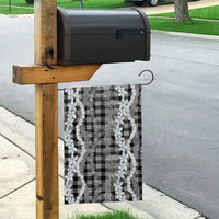 Hawaiian Ohia Lehua Lei Garden Flag Plaid Palaka Eleele Pattern - Polynesian Pride