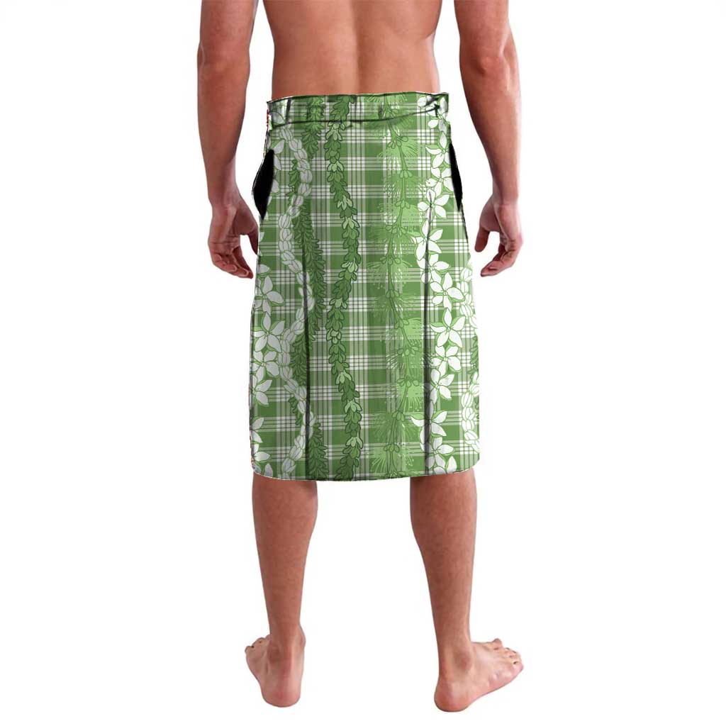 Hawaiian Ohia Lehua Lei Lavalava Plaid Palaka Omaomao Pattern - Polynesian Pride