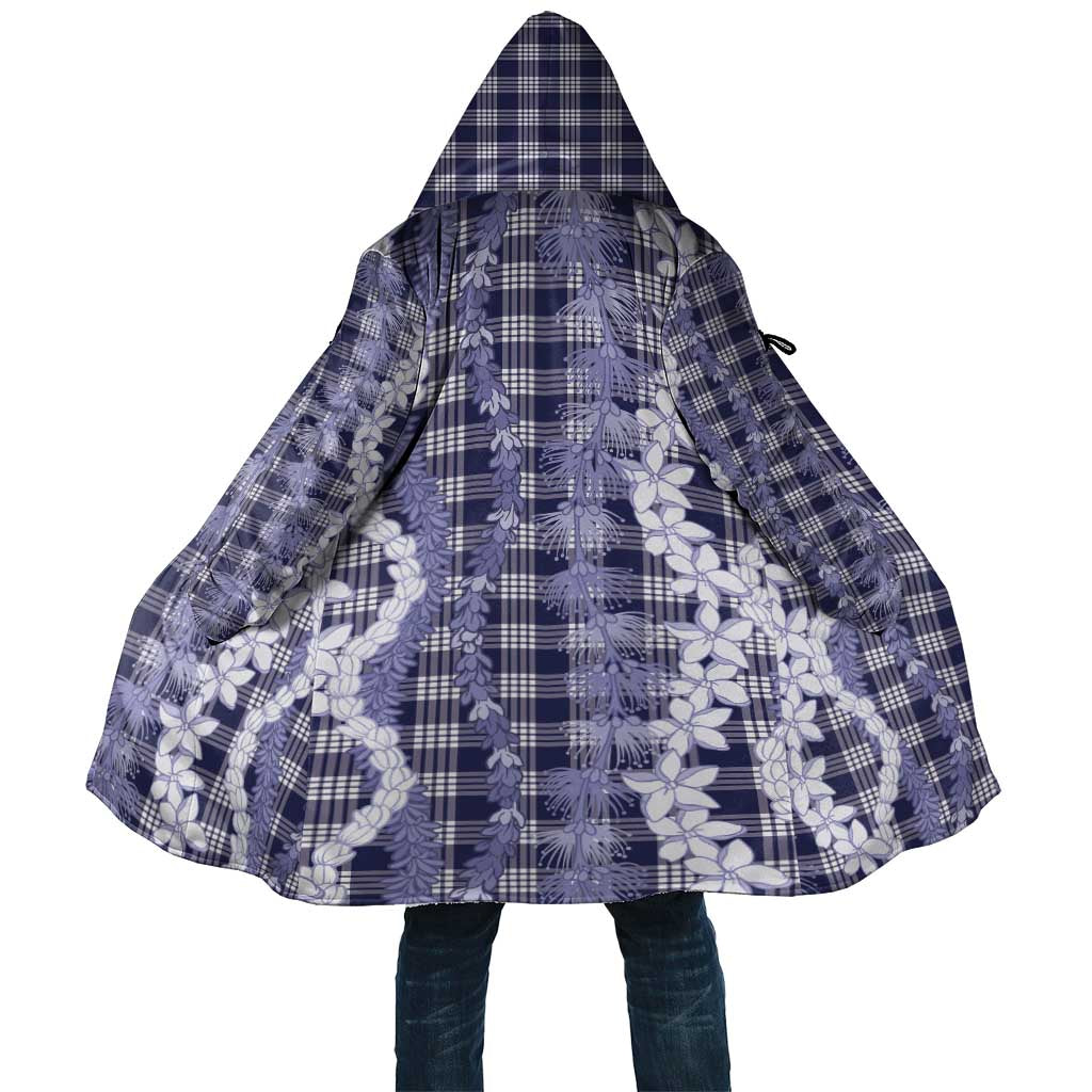 Hawaiian Ohia Lehua Lei Cloak Plaid Palaka Uliuli hohonu Pattern - Polynesian Pride