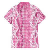 Hawaiian Ohia Lehua Lei Hawaiian Shirt Plaid Palaka Akala Pattern - Polynesian Pride