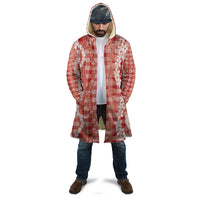 Hawaiian Ohia Lehua Lei Cloak Plaid Palaka Ulaula Pattern - Polynesian Pride