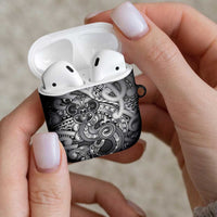 Aotearoa Maori Hei Tiki AirPods Case Kiwikiwi Kowhaiwhai Puhoro Motif LT9 - Polynesian Pride