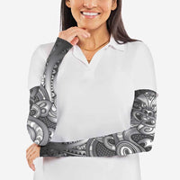 Aotearoa Maori Hei Tiki Arm Sleeves Kiwikiwi Kowhaiwhai Puhoro Motif LT9 - Polynesian Pride