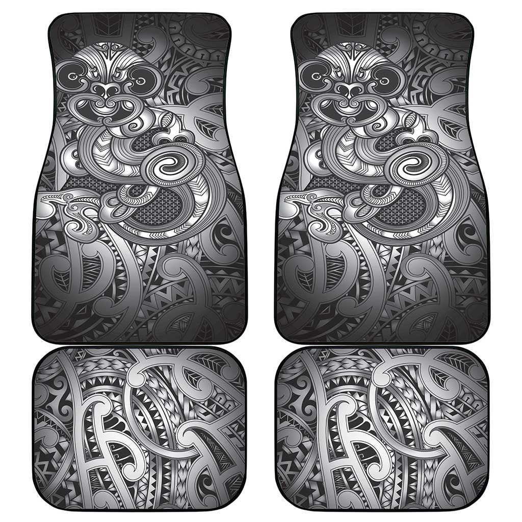 Aotearoa Maori Hei Tiki Car Mats Kiwikiwi Kowhaiwhai Puhoro Motif LT9 - Polynesian Pride