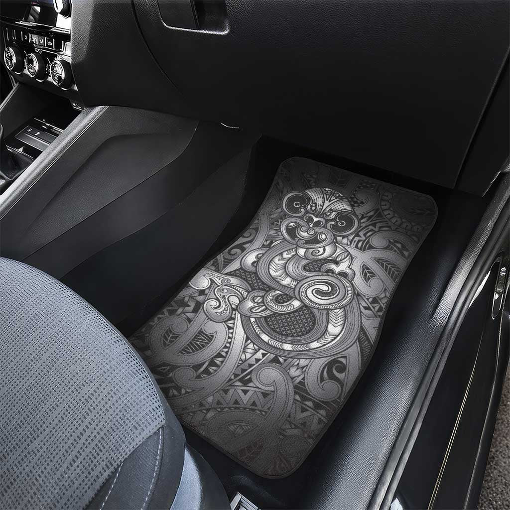 Aotearoa Maori Hei Tiki Car Mats Kiwikiwi Kowhaiwhai Puhoro Motif LT9 - Polynesian Pride