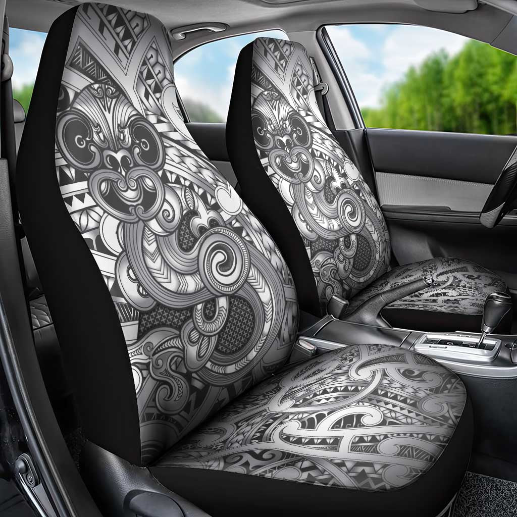 Aotearoa Maori Hei Tiki Car Seat Cover Kiwikiwi Kowhaiwhai Puhoro Motif