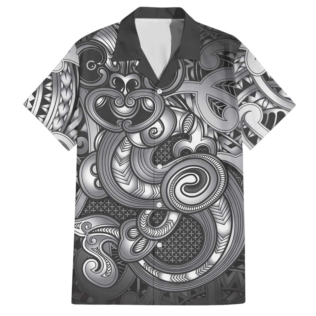 Aotearoa Maori Hei Tiki Hawaiian Shirt Kiwikiwi Kowhaiwhai Puhoro Motif