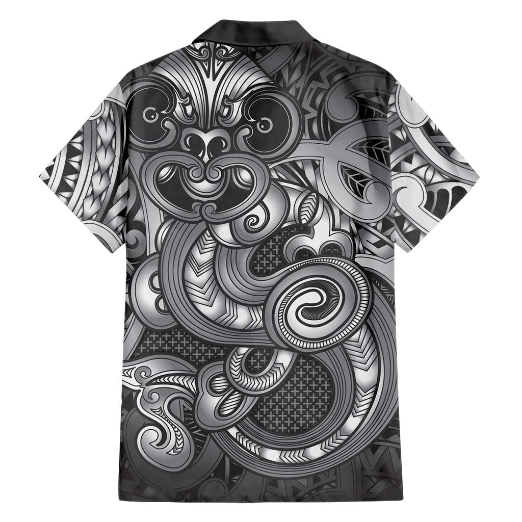 Aotearoa Maori Hei Tiki Hawaiian Shirt Kiwikiwi Kowhaiwhai Puhoro Motif