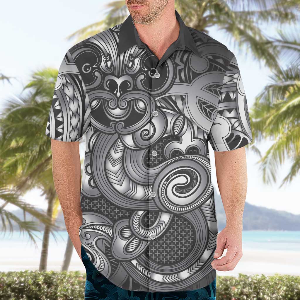 Aotearoa Maori Hei Tiki Hawaiian Shirt Kiwikiwi Kowhaiwhai Puhoro Motif
