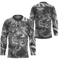 Aotearoa Maori Hei Tiki Hockey Jersey Kiwikiwi Kowhaiwhai Puhoro Motif