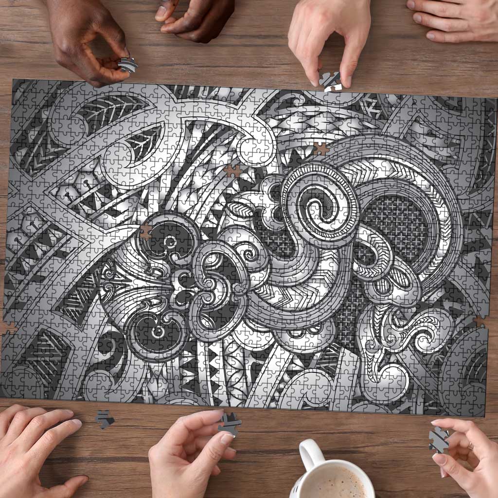 Aotearoa Maori Hei Tiki Puzzle Kiwikiwi Kowhaiwhai Puhoro Motif