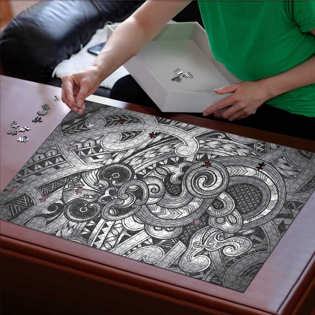 Aotearoa Maori Hei Tiki Puzzle Kiwikiwi Kowhaiwhai Puhoro Motif