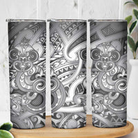 Aotearoa Maori Hei Tiki Skinny Tumbler Kiwikiwi Kowhaiwhai Puhoro Motif LT9 - Polynesian Pride