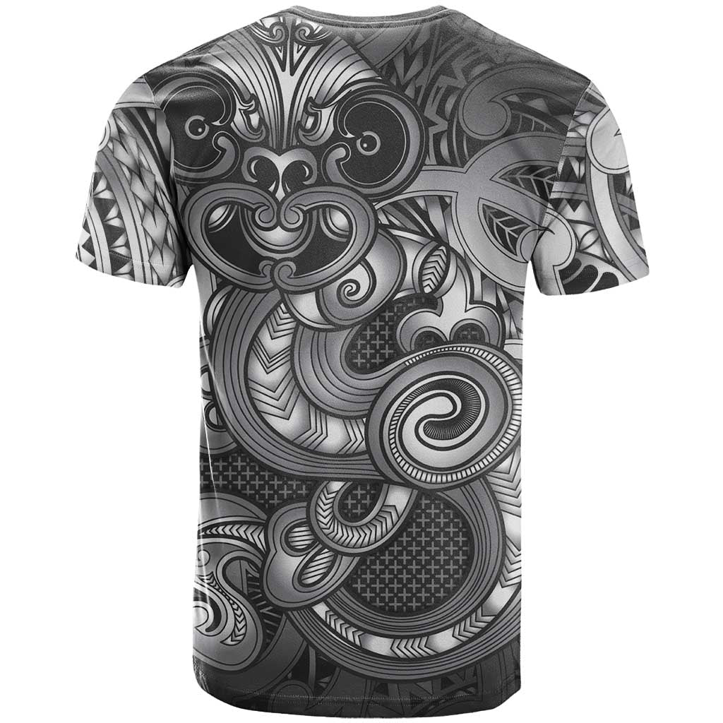 Aotearoa Maori Hei Tiki T Shirt Kiwikiwi Kowhaiwhai Puhoro Motif