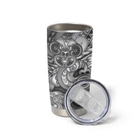 Aotearoa Maori Hei Tiki Tumbler Cup Kiwikiwi Kowhaiwhai Puhoro Motif LT9 - Polynesian Pride