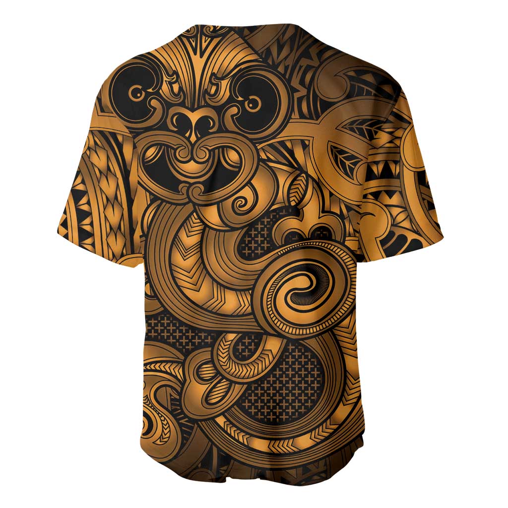 Aotearoa Maori Hei Tiki Baseball Jersey Koura Kowhaiwhai Puhoro Motif LT9 - Polynesian Pride