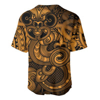Aotearoa Maori Hei Tiki Baseball Jersey Koura Kowhaiwhai Puhoro Motif LT9 - Polynesian Pride