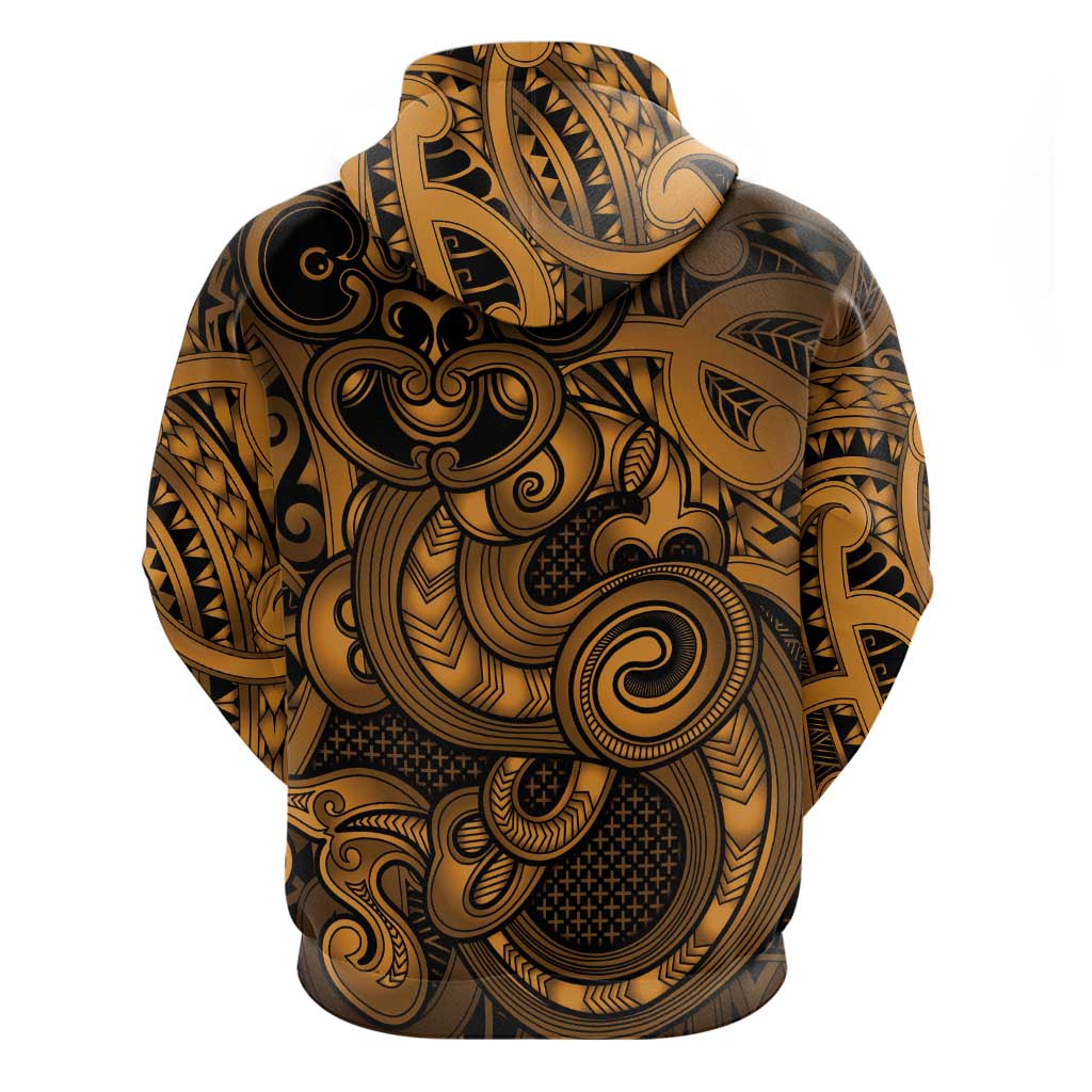 Aotearoa Maori Hei Tiki Hoodie Koura Kowhaiwhai Puhoro Motif LT9 - Polynesian Pride