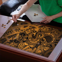 Aotearoa Maori Hei Tiki Puzzle Koura Kowhaiwhai Puhoro Motif