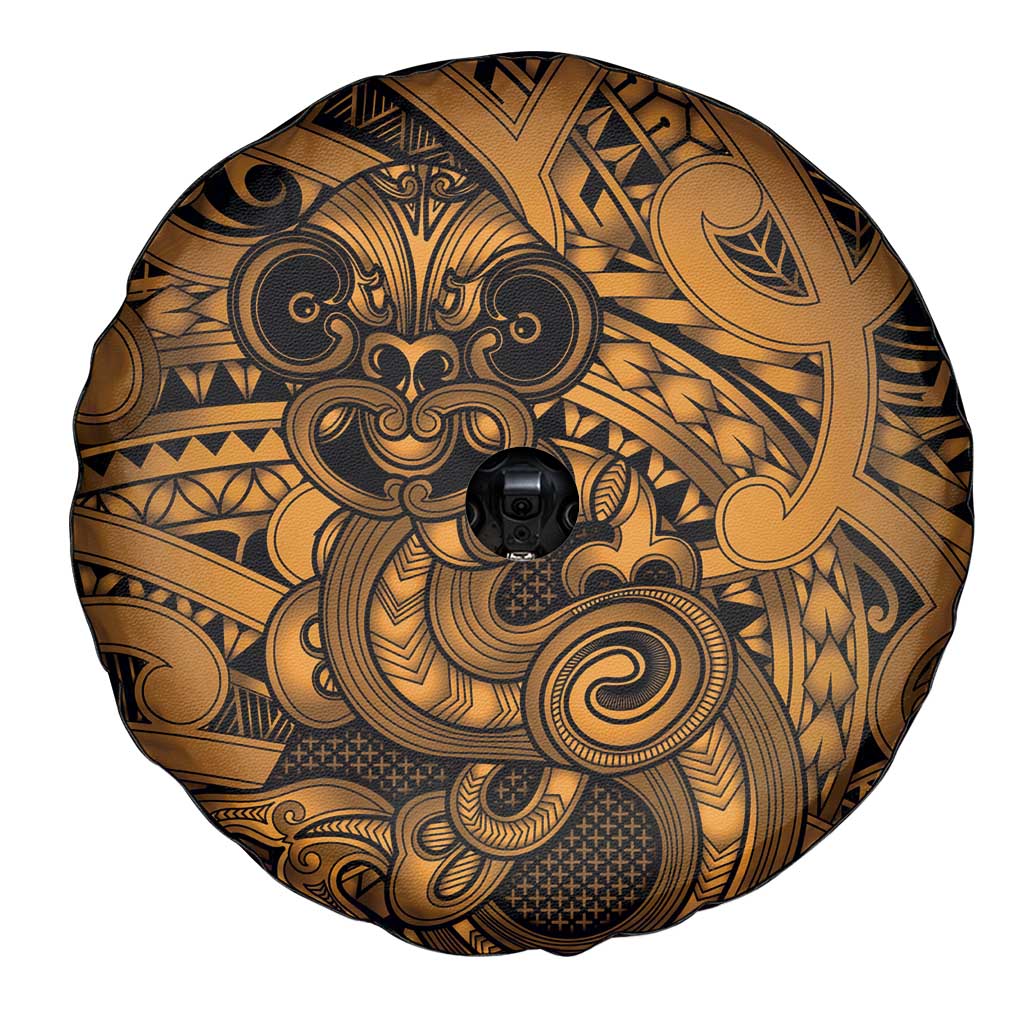 Aotearoa Maori Hei Tiki Spare Tire Cover Koura Kowhaiwhai Puhoro Motif LT9 - Polynesian Pride