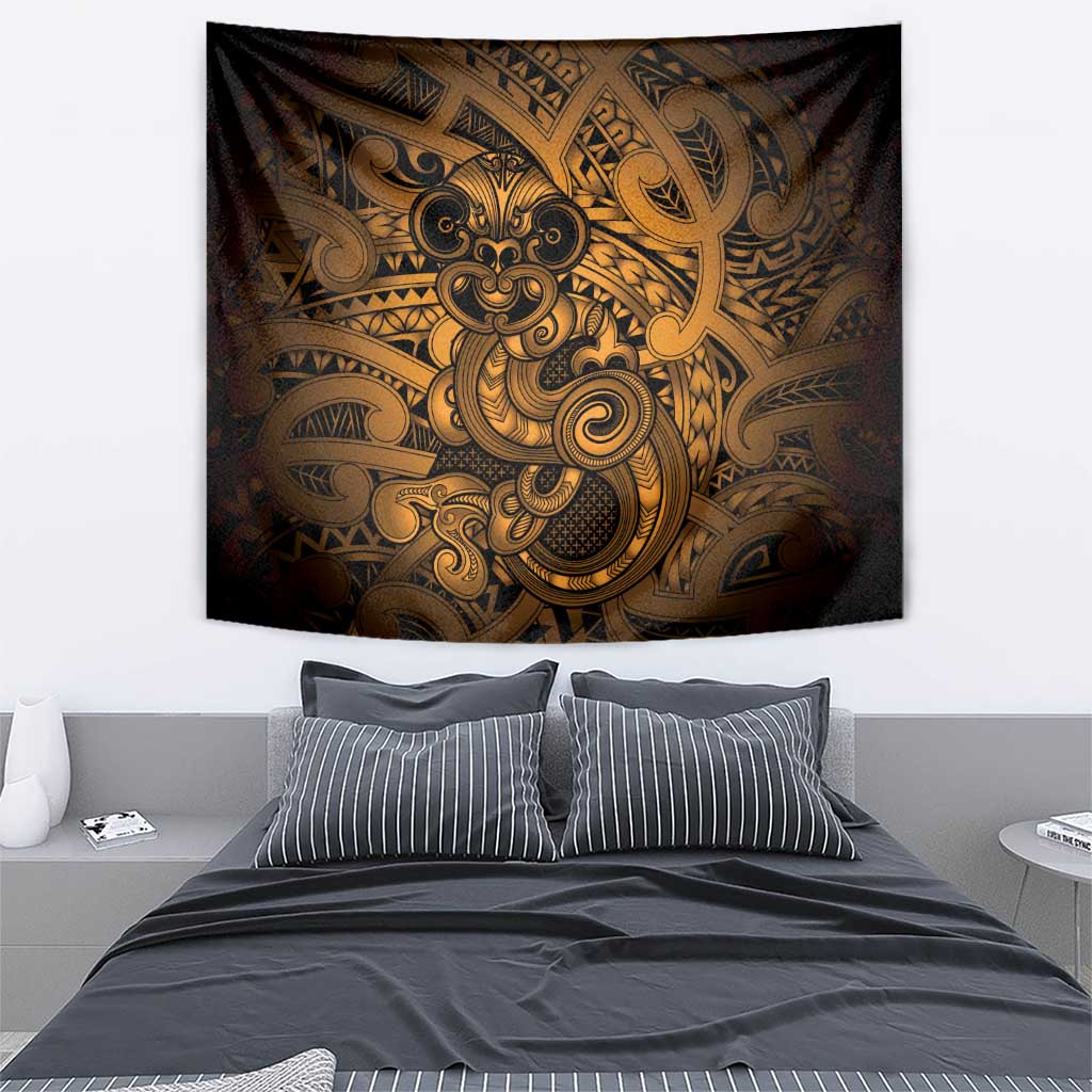 Aotearoa Maori Hei Tiki Tapestry Koura Kowhaiwhai Puhoro Motif