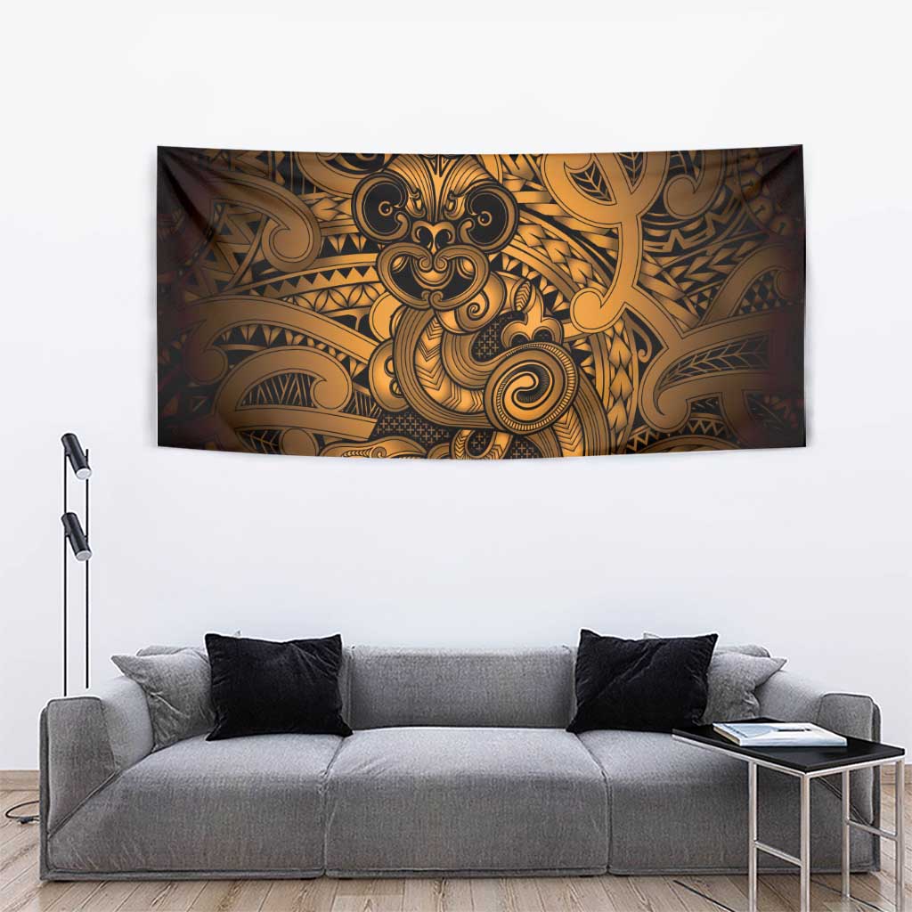 Aotearoa Maori Hei Tiki Tapestry Koura Kowhaiwhai Puhoro Motif
